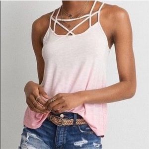 American Eagle Pink Tank Top